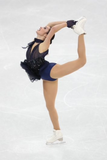 Kaetlyn Osmond, the pride of Marystown, NL, during the Figure Skating Team Event. (Photo: Greg Kolz)