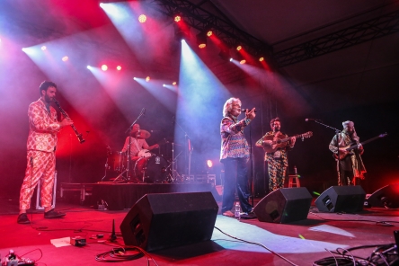 The Turbans performing at RBC Ottawa Bluesfest on July 6, 2019.